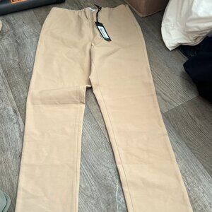 NWT R | Label Reset Skinny Side Zip‎ Pant in Camel size small